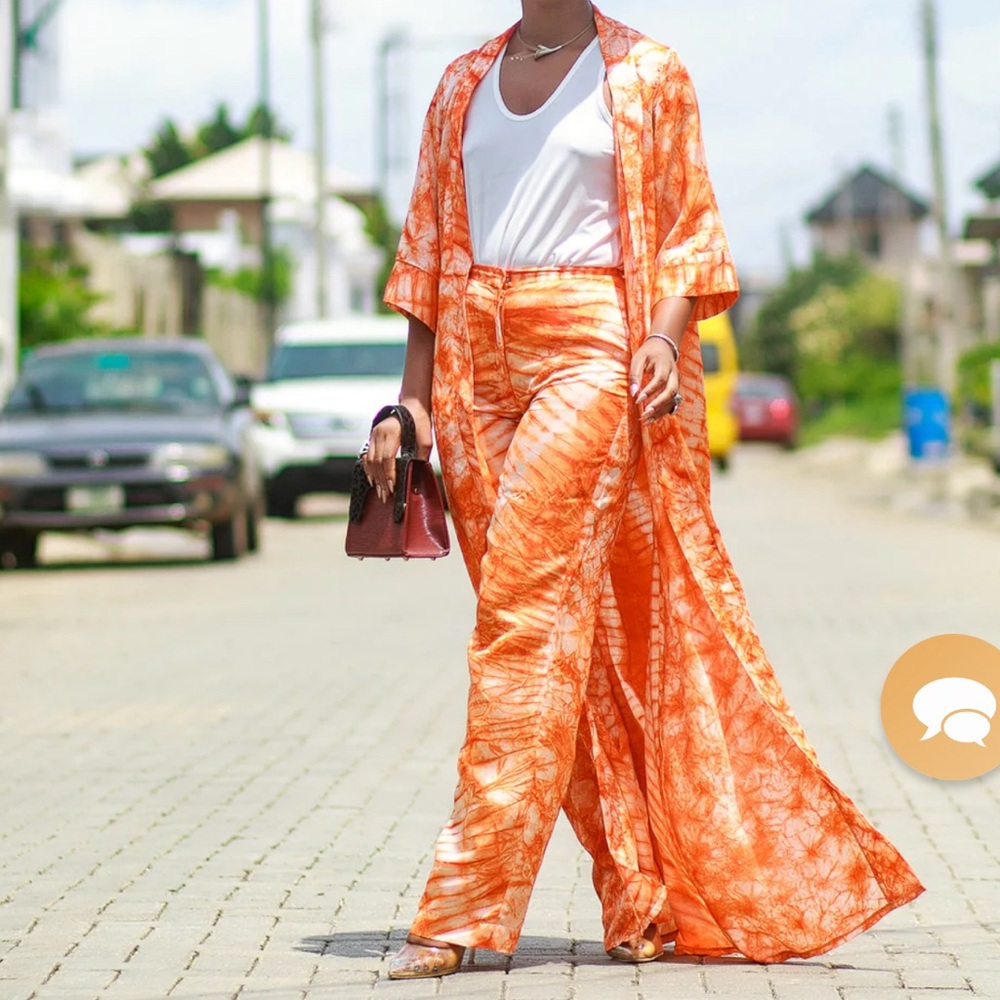 KITAN TYE DYE KIMONO SET